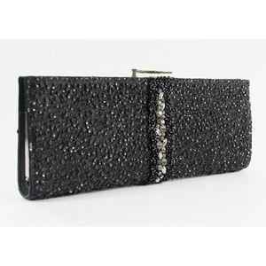 Salvatore Ferragamo Kameron Beaded Jewel Clutch
